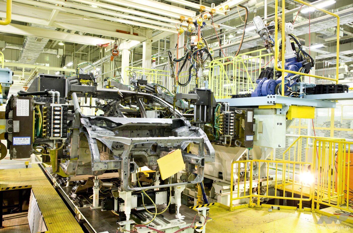 Honda四輪新機種センター生産工程