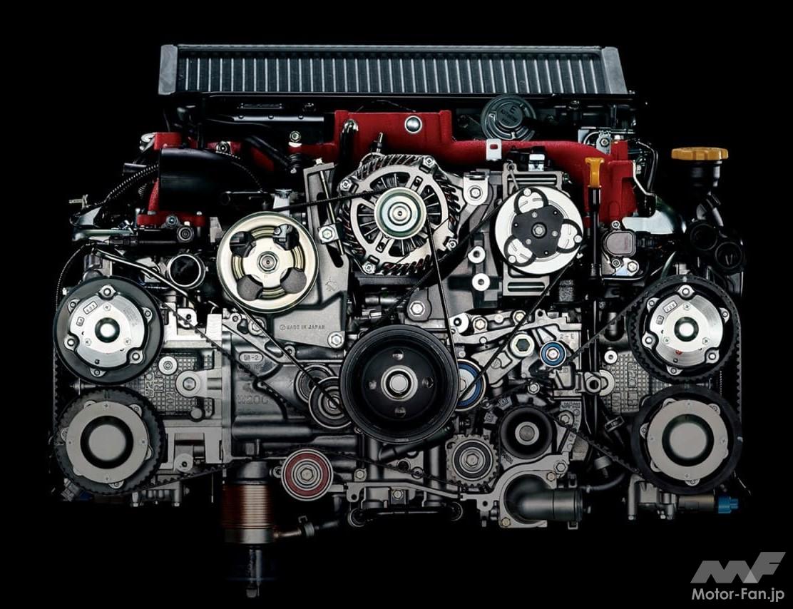 水平対向エンジン(EJ20型)