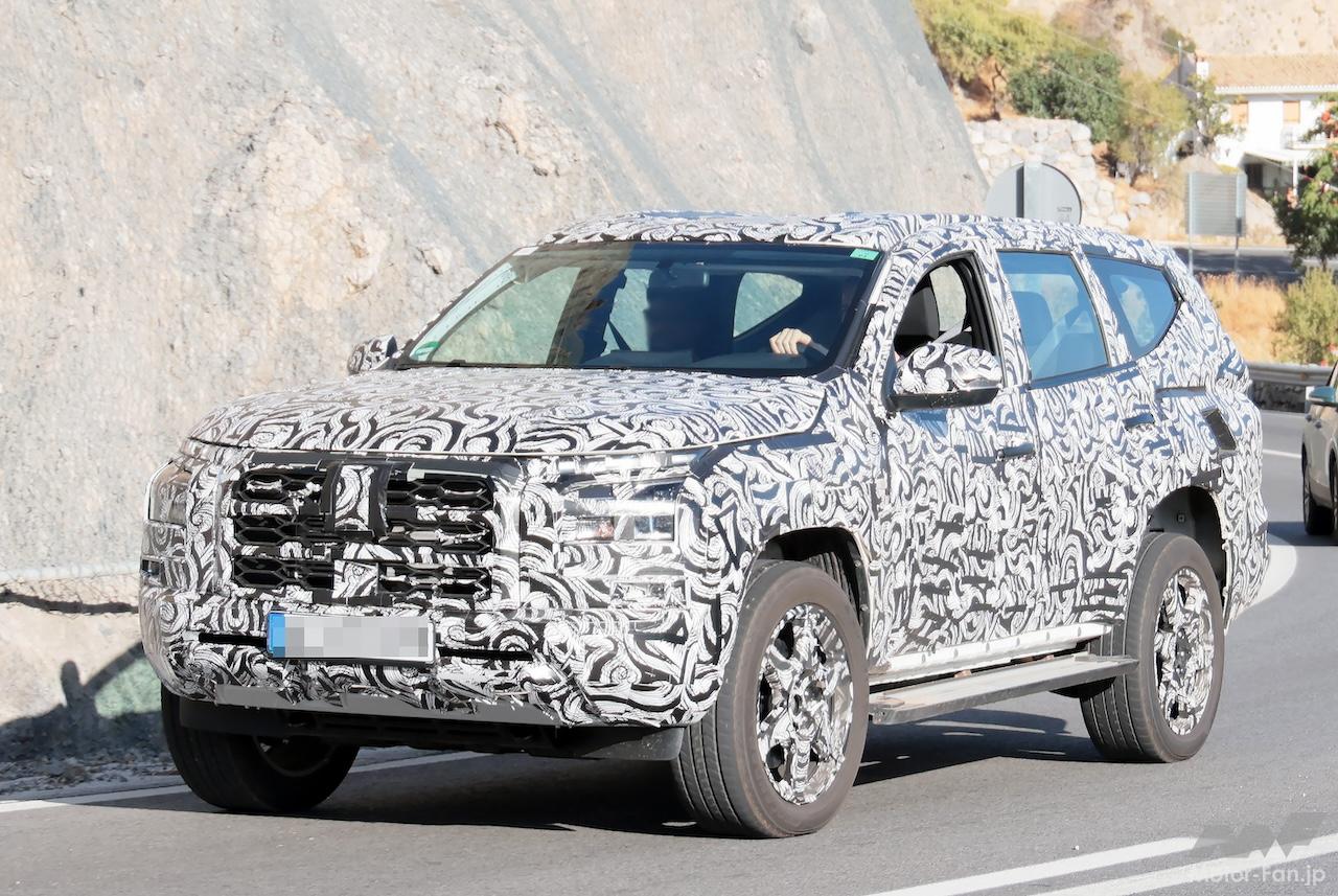 パジェロスポーツ次期型プロトタイプ