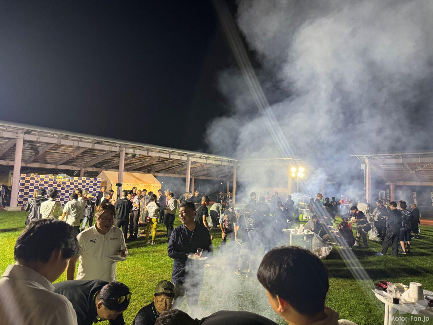 ウェルカムパーティーはBBQ