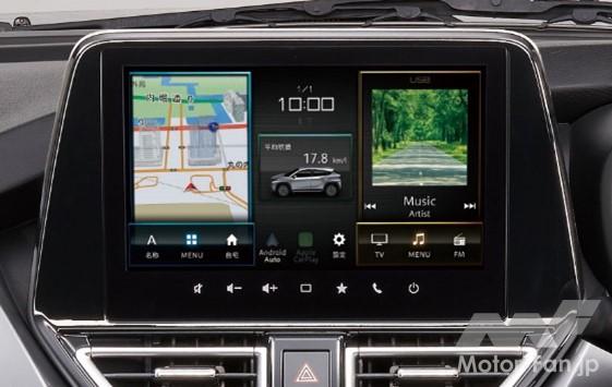 スズキ・フロンクスに、パイオニア製9インチ高精細HDカーナビが搭載！HDMI入力やApple CarPlay/Android Autoにも対応！