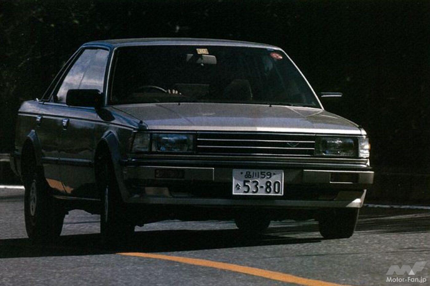 日産「ブルーバード」7代目はコロナより先にFFへ。1.8Lセダンが