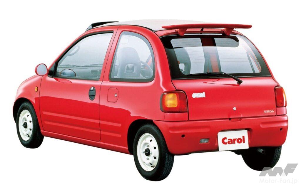 イチコー　マツダ　キャロル　赤/白色　ブリキ イチコー マツダ キャロル 赤/白色 ブリキ