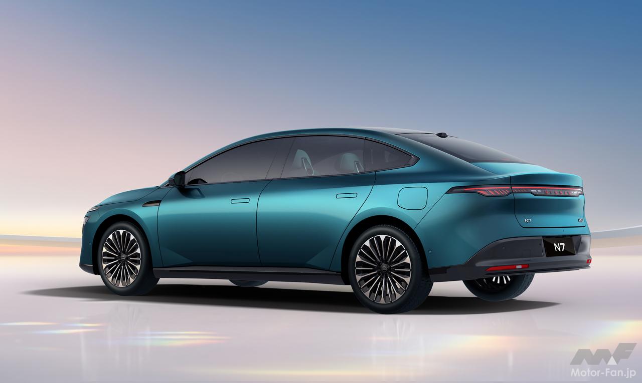 東風日産がミッドサイズセダンのBEV、N7を公開! 広州国際モーター
