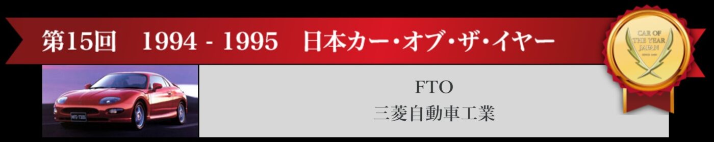 第15回日本カー・オブ・ザ・イヤー