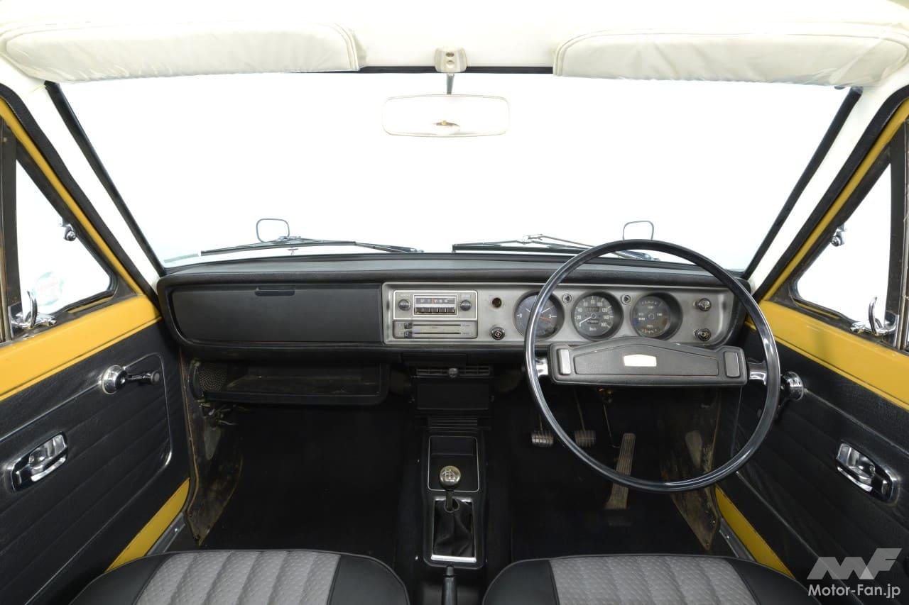 日産2代目「サニー」のコクピット