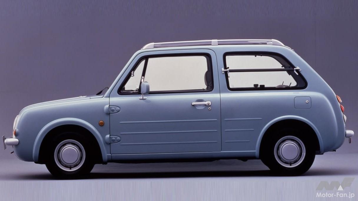 日産「パオ」のサイドビュー