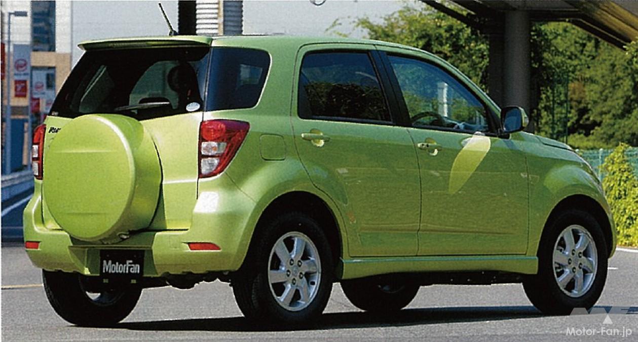 トヨタ「ラッシュ」のリアビュー