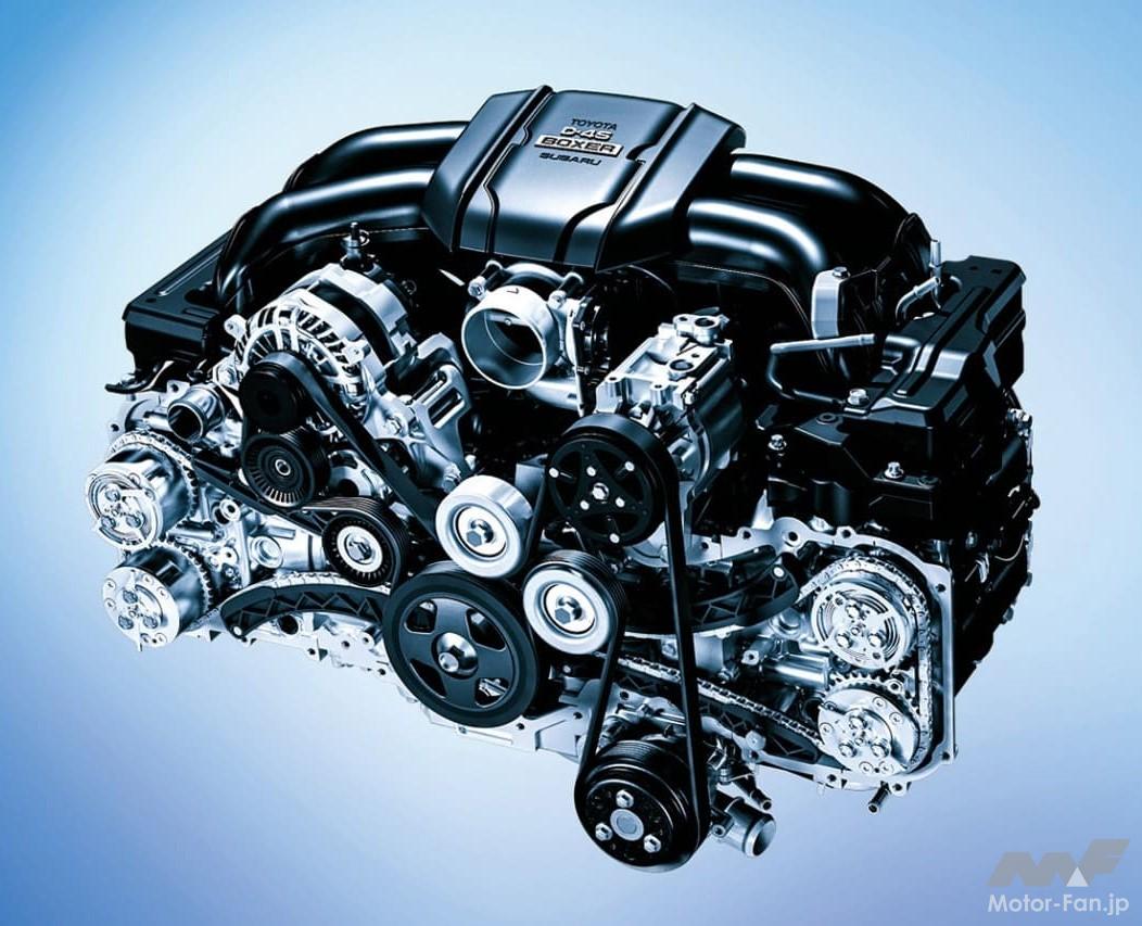 「トヨタ86とスバルBRZ」に搭載された2L DOHC水平対向エンジン
