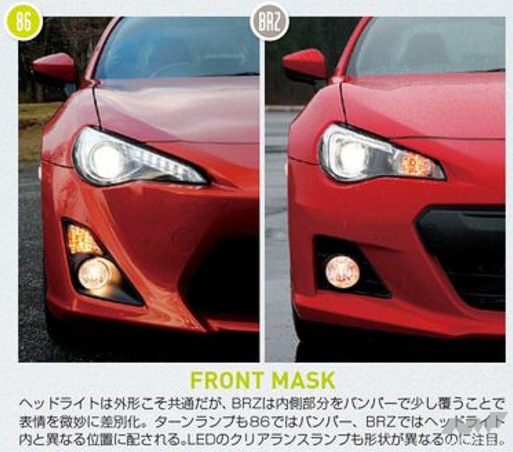 トヨタ86／SUBARU BRZ
