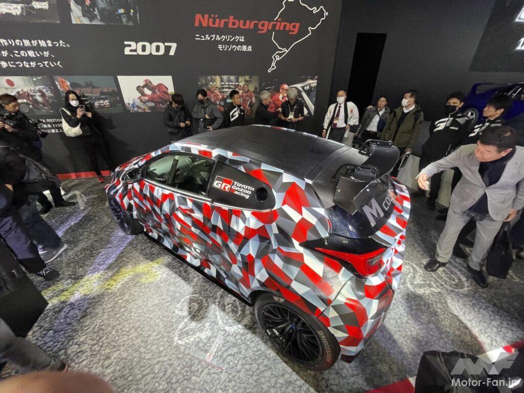 トヨタは新開発の2.0L直4ターボ搭載のGRヤリス Mコンセプトをお披露目