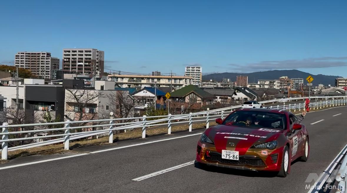 次のSSに向かうリエゾン区間