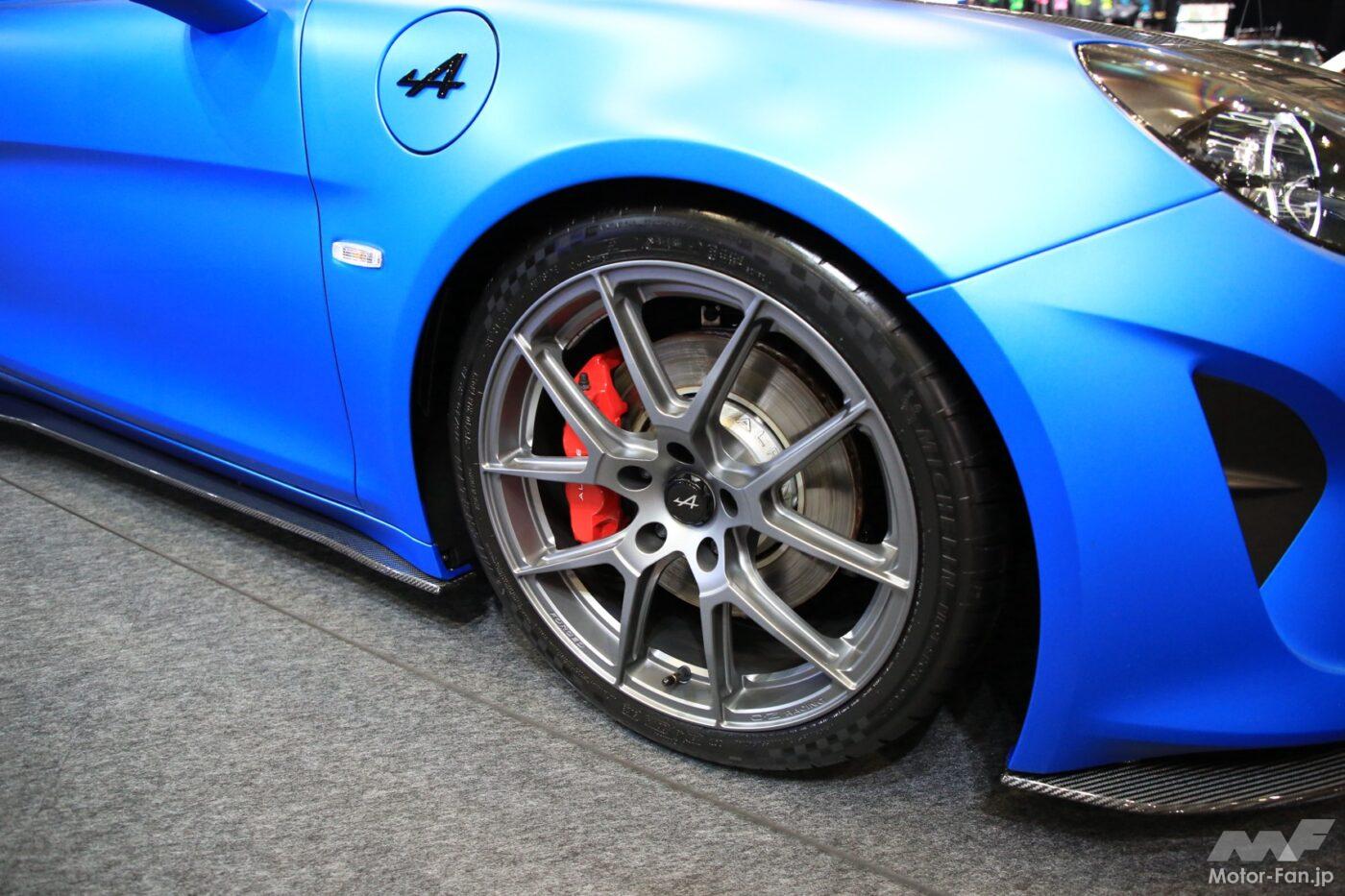 レーシングマシン級の性能を持つ「O.Z Racing」製「アルピーヌA110」専用軽合金鍛造ホイールを展示【東京オートサロン2025】