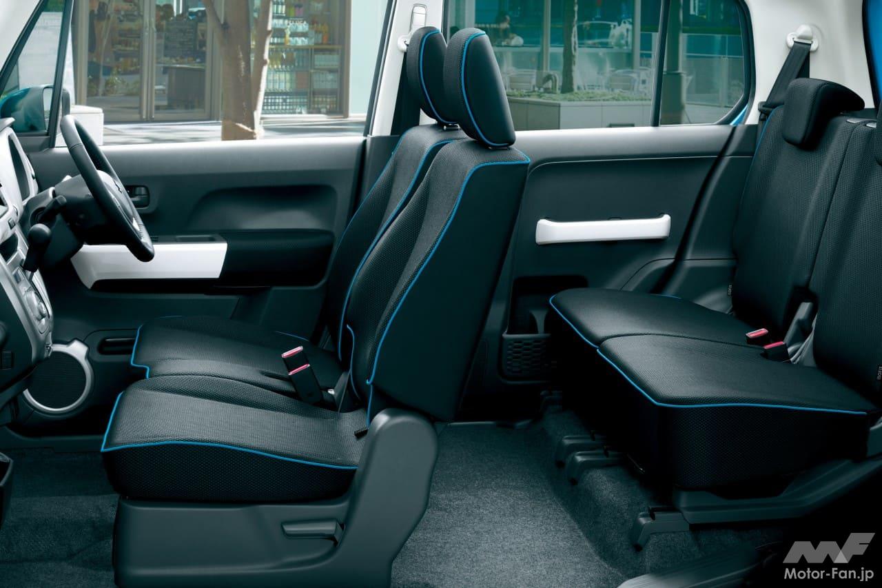 スズキ「ハスラー」のシートアレンジ