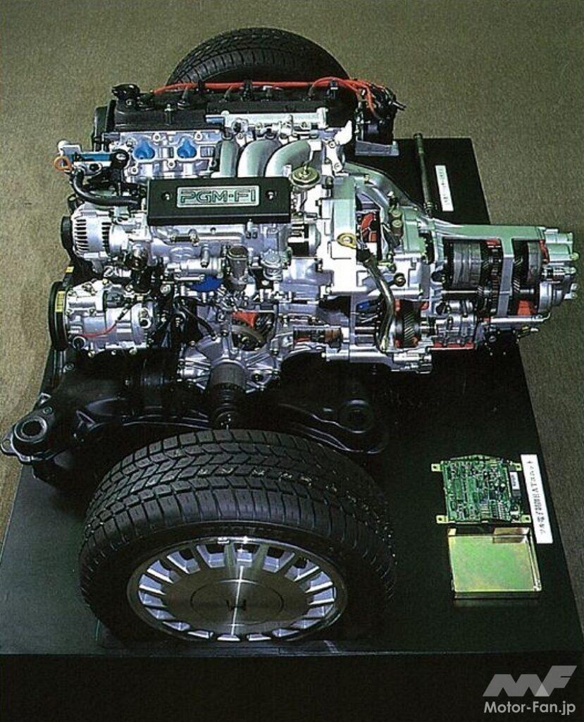 初代インスパイアに搭載された2L縦置き5気筒SOHCのG20A型