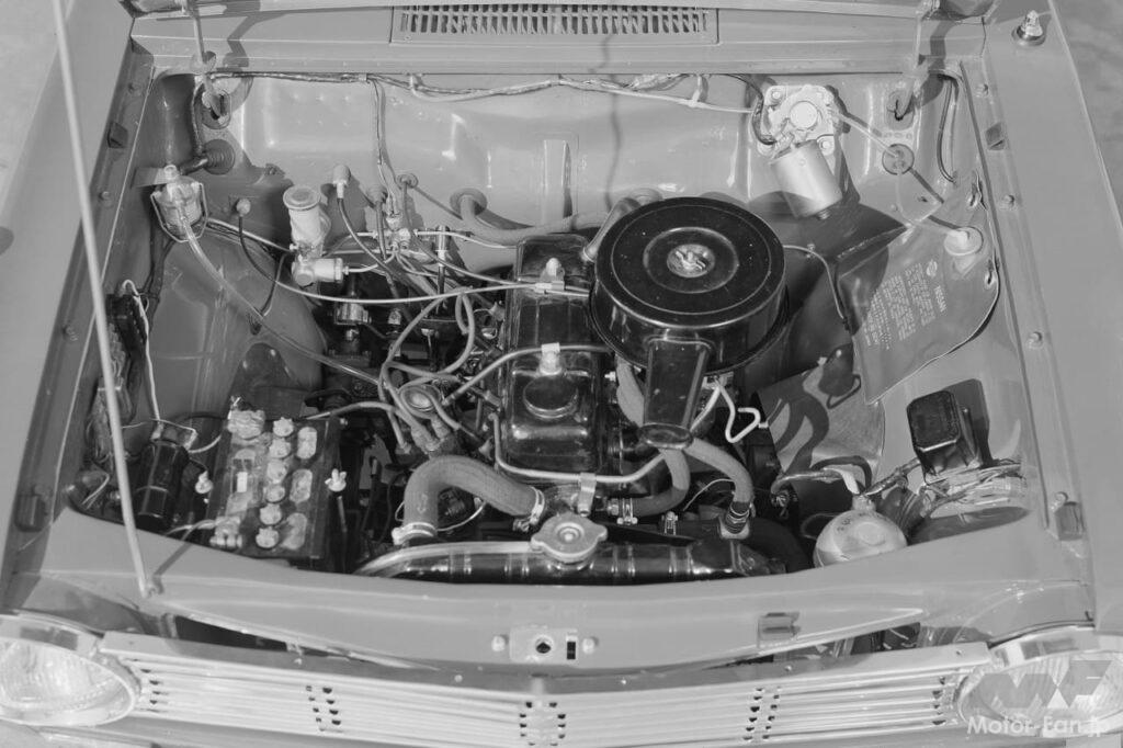 日産「サニー1000クーペ」に搭載された1.0Lエンジン