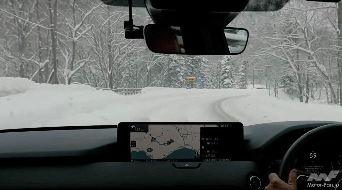 CX-80×清水和夫スノーテスト