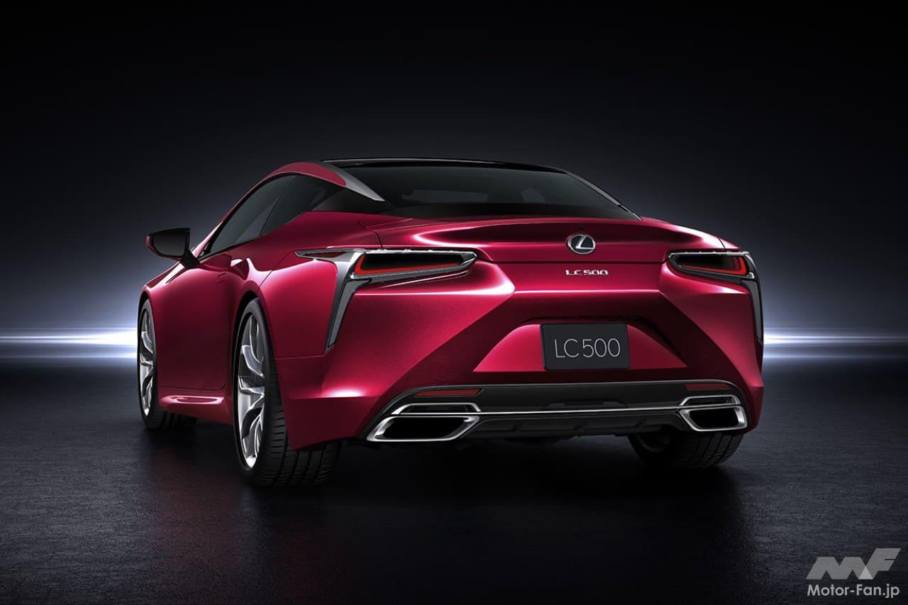 レクサス「LC500」のリアビュー