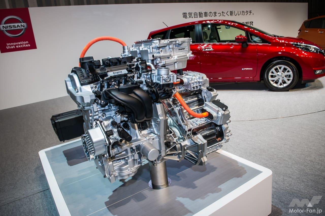 日産「ノート e-POWER」のハイブリッドシステム