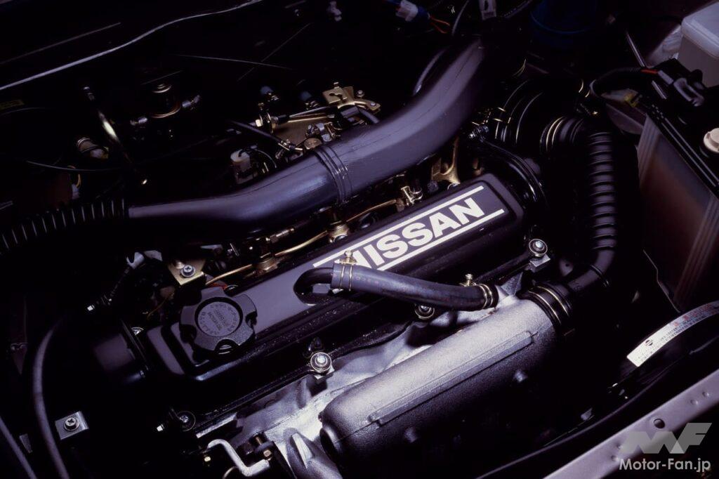 「パルサーミラノX1」のE15E型1.5L SOHC EGIエンジン