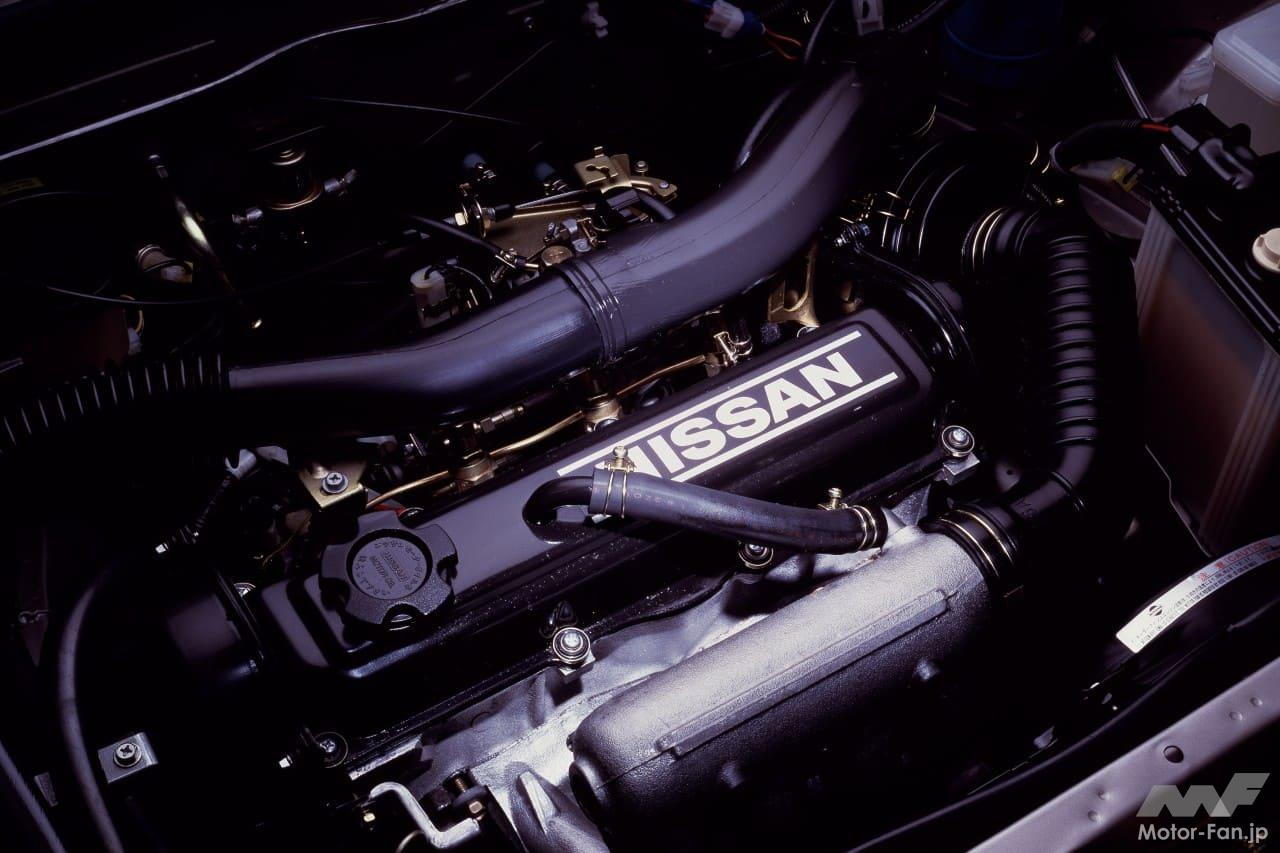 「パルサーミラノX1」のE15E型1.5L SOHC EGIエンジン