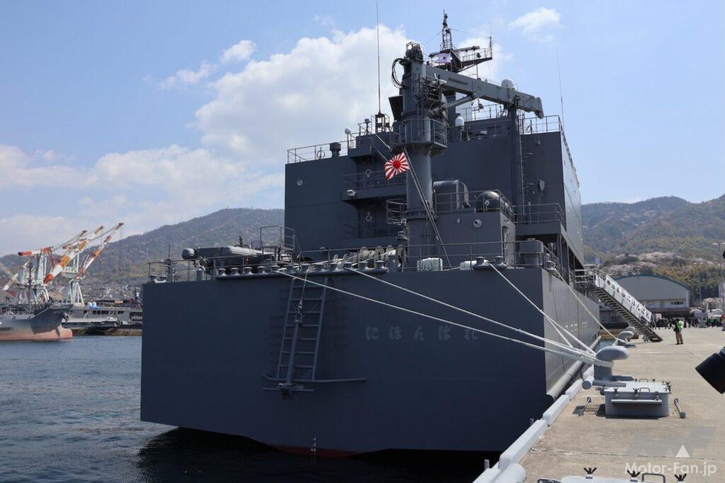 初公開！ 陸上＆海上自衛隊統合運用の新造輸送艦「にほんばれ