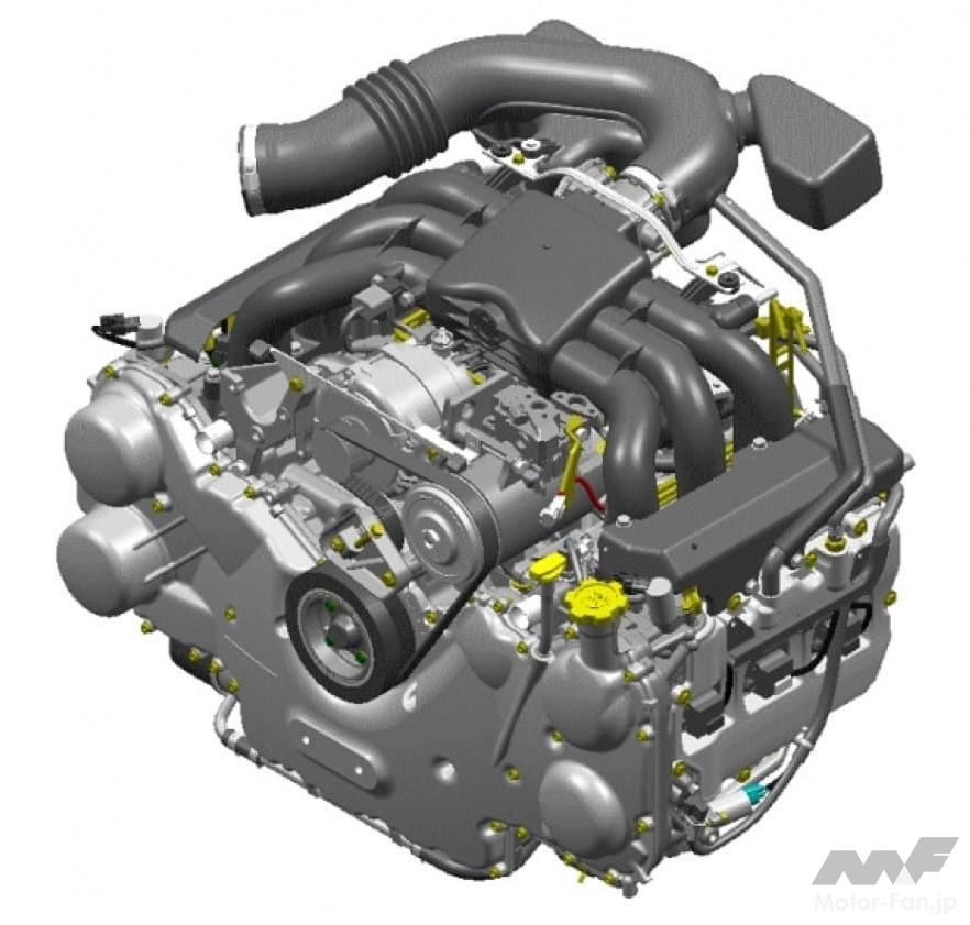 SUBARU5代目「レガシィ」搭載の3.6L V6水平対向エンジン