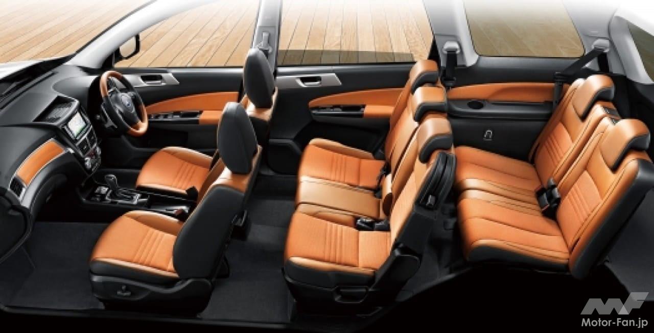 「エクシーガ・クロスオーバー7」のシートアレンジ