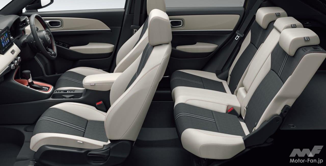 2代目「ヴェゼル」のシートアレンジ