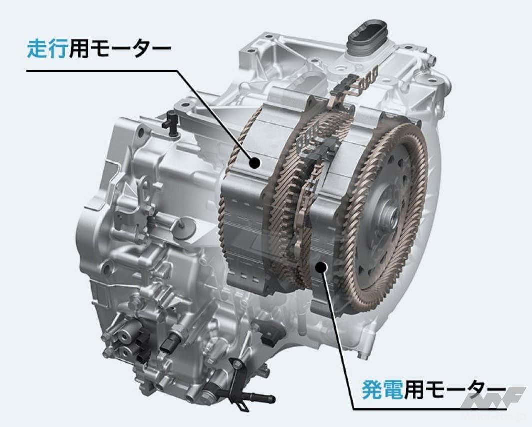 2代目「ヴェゼル」ハイブリッド車”e：HEV”の2モーター内蔵CVT