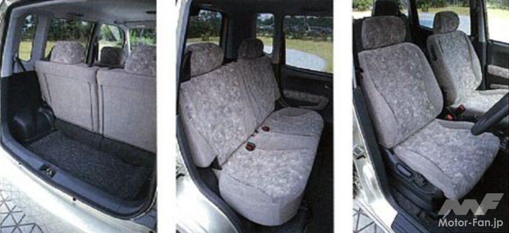 キャパの前後席とラゲッジスペース