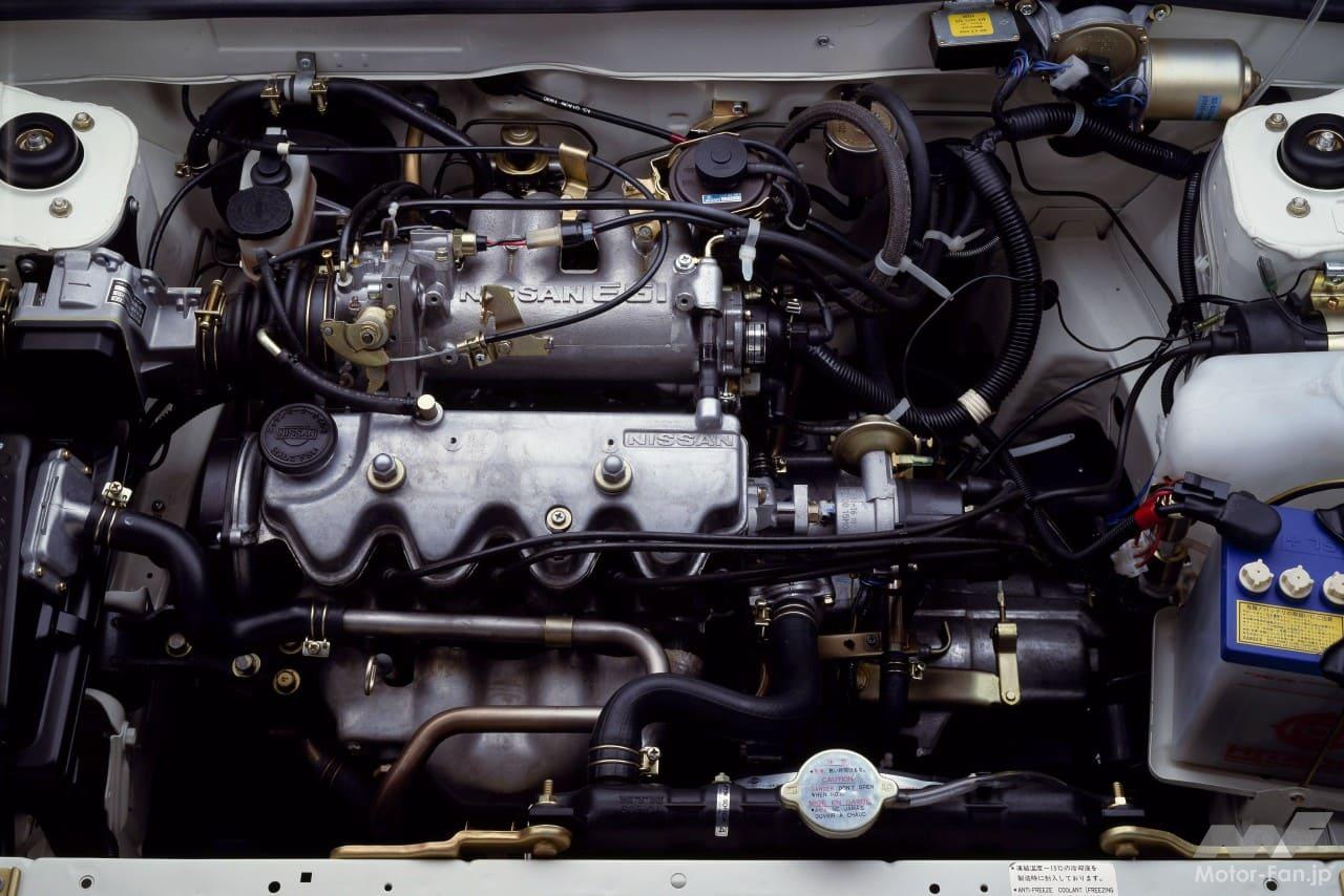 2代目「パルサー」搭載の1.5L直4 SOHC EGIエンジン