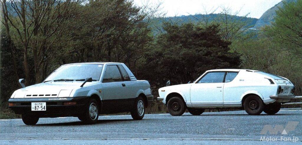 2代目パルサーとチェリーX1-Rの2ショット