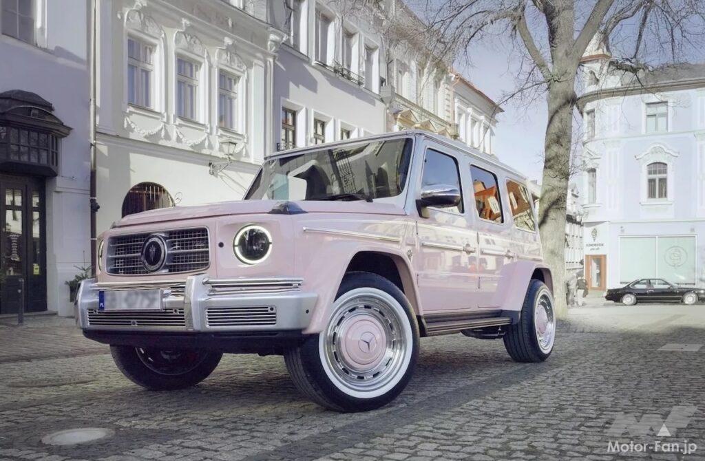 ピンクの メルセデス・ベンツ「Gクラス」!! カーレックスが