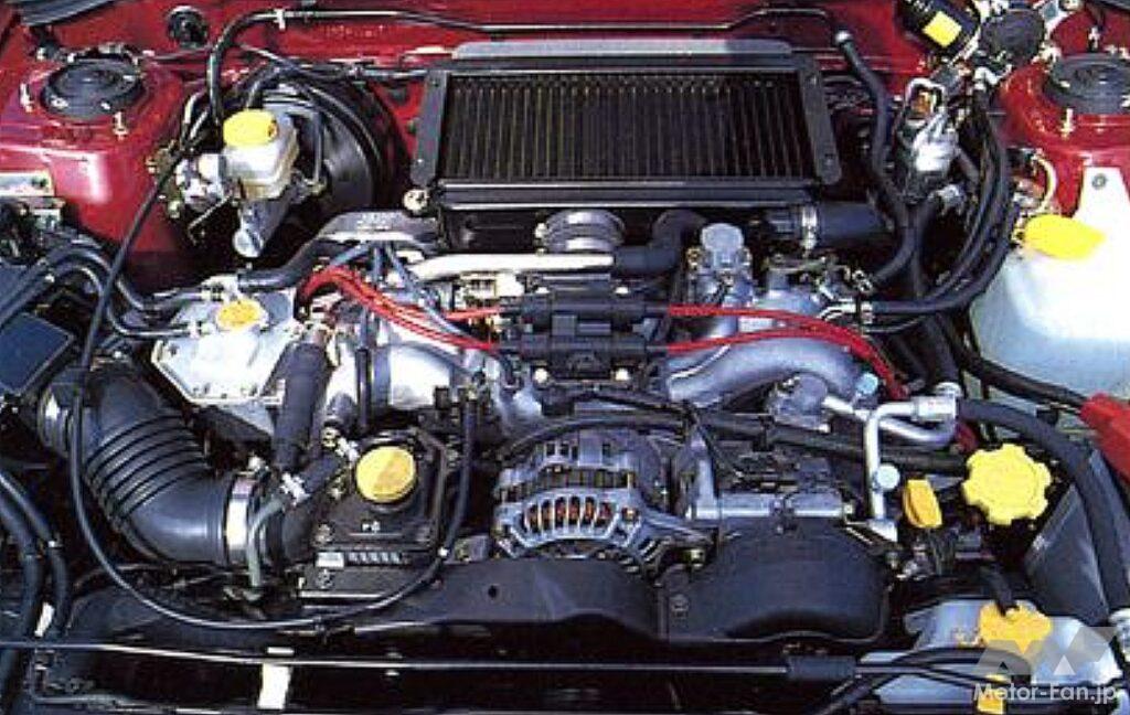 初代フォレスターに搭載されたEJ20 水平対向4気筒DOHCインタークーラーターボ MASTER-4エンジン