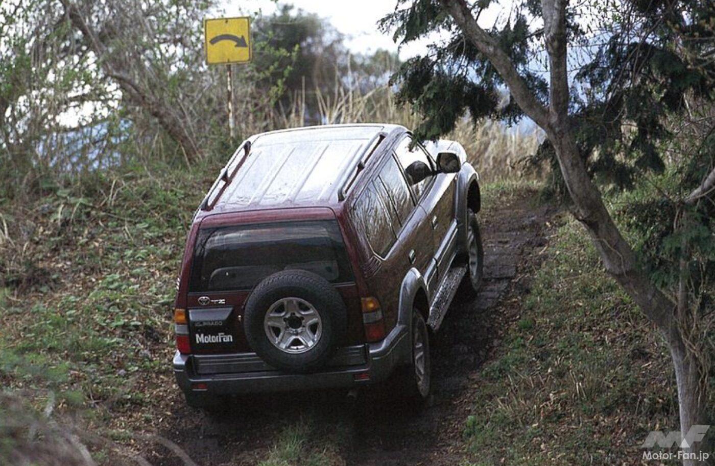 2代目ランドクルーザー・プラドのリヤビュー