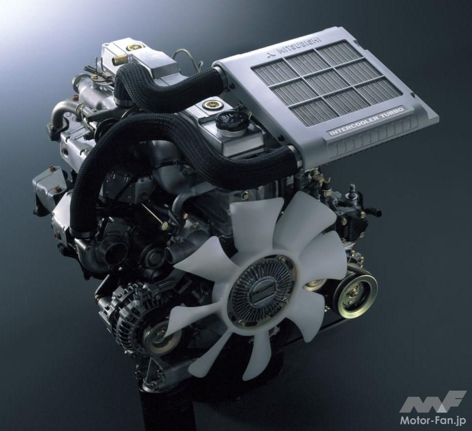 4代目デリカ「デリカスペースギア」搭載の2.8Lインタークーラーターボディーゼルエンジン