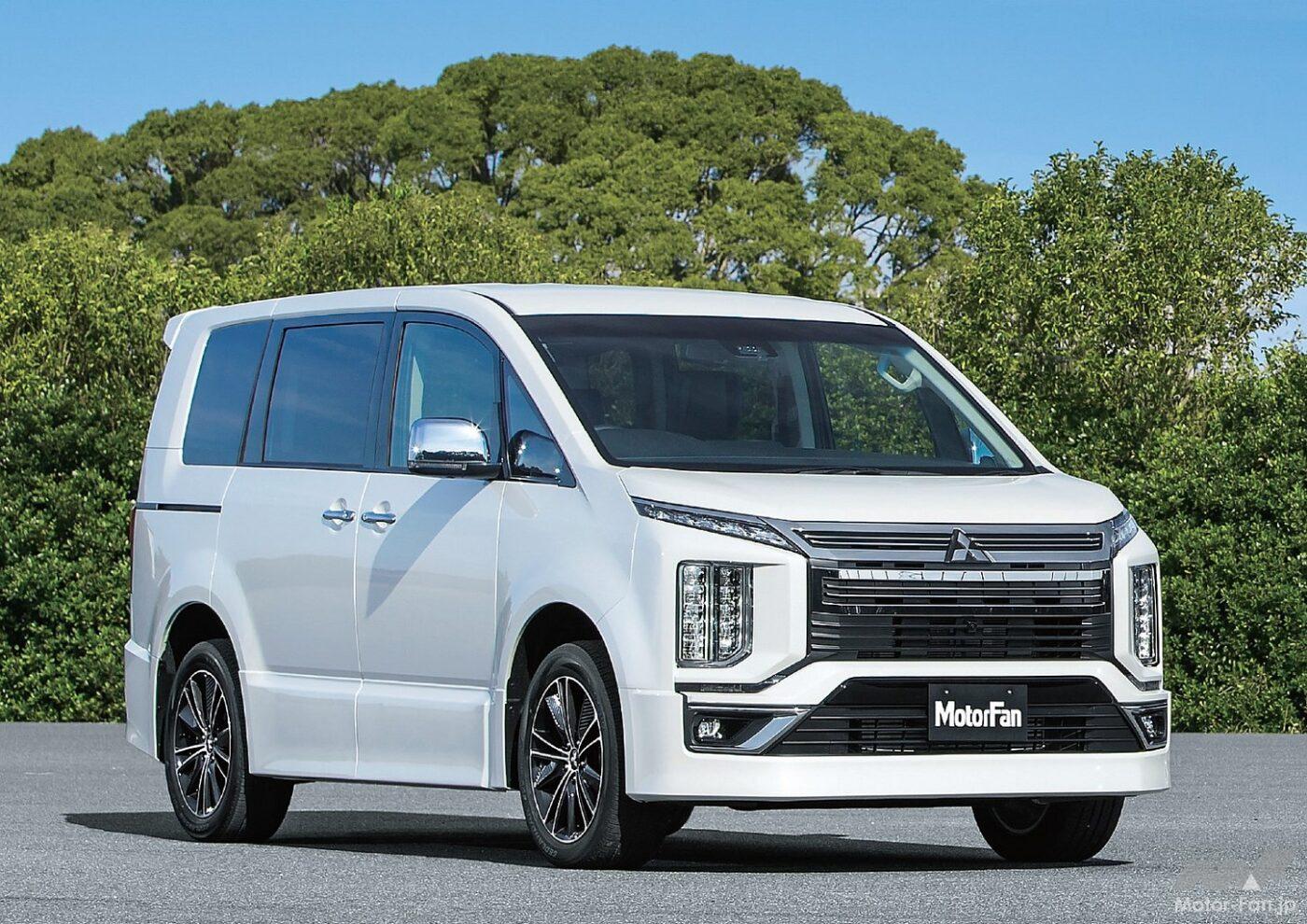 2019年フロントフェイスがダイナミックシールドに変更された「デリカD：5」