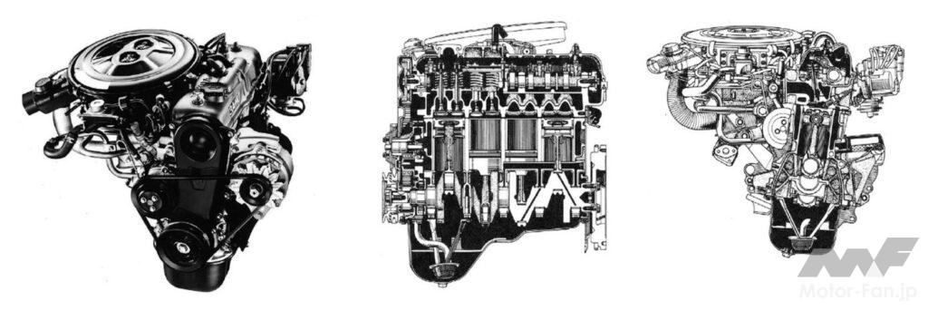 AL20型搭載の3A-HU型エンジン
