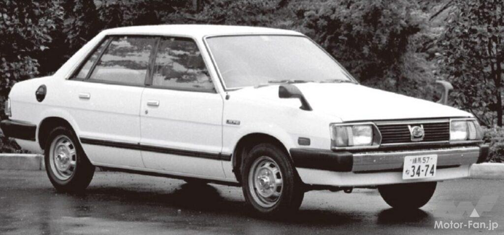 1979年に登場した2代目レオーネ、画像はセダン