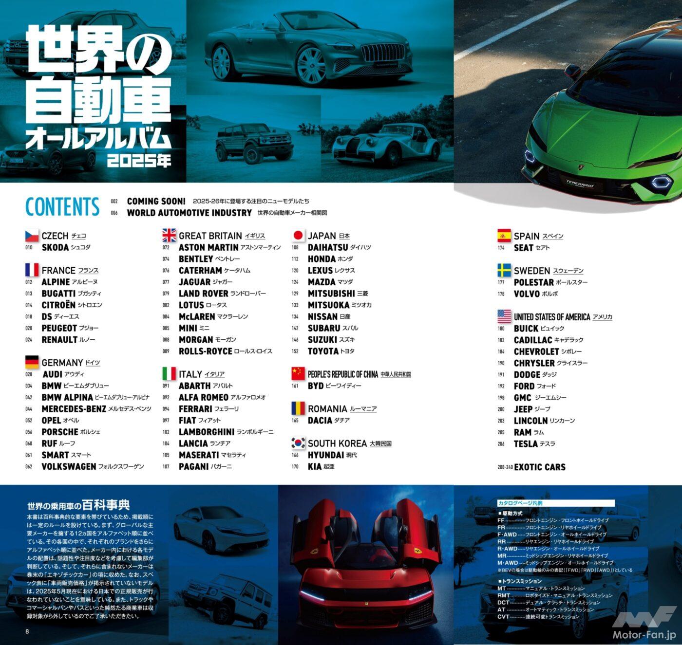 世界の自動車オールアルバム 2025年