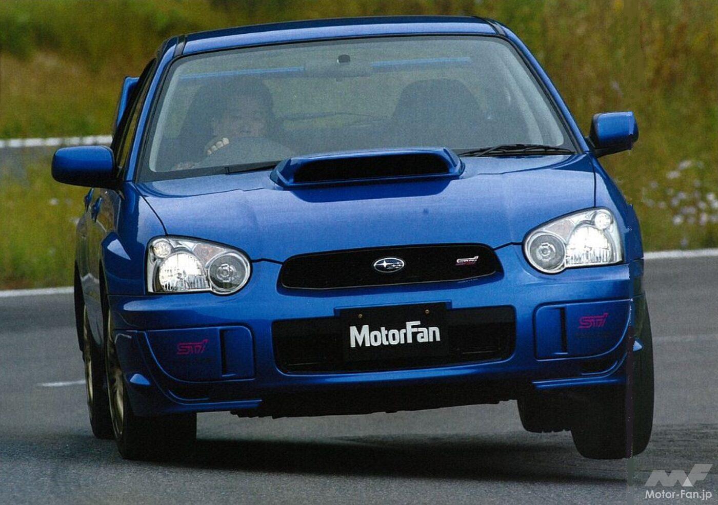 2002年の2代目インプレッサのマイナーチェンジバージョン