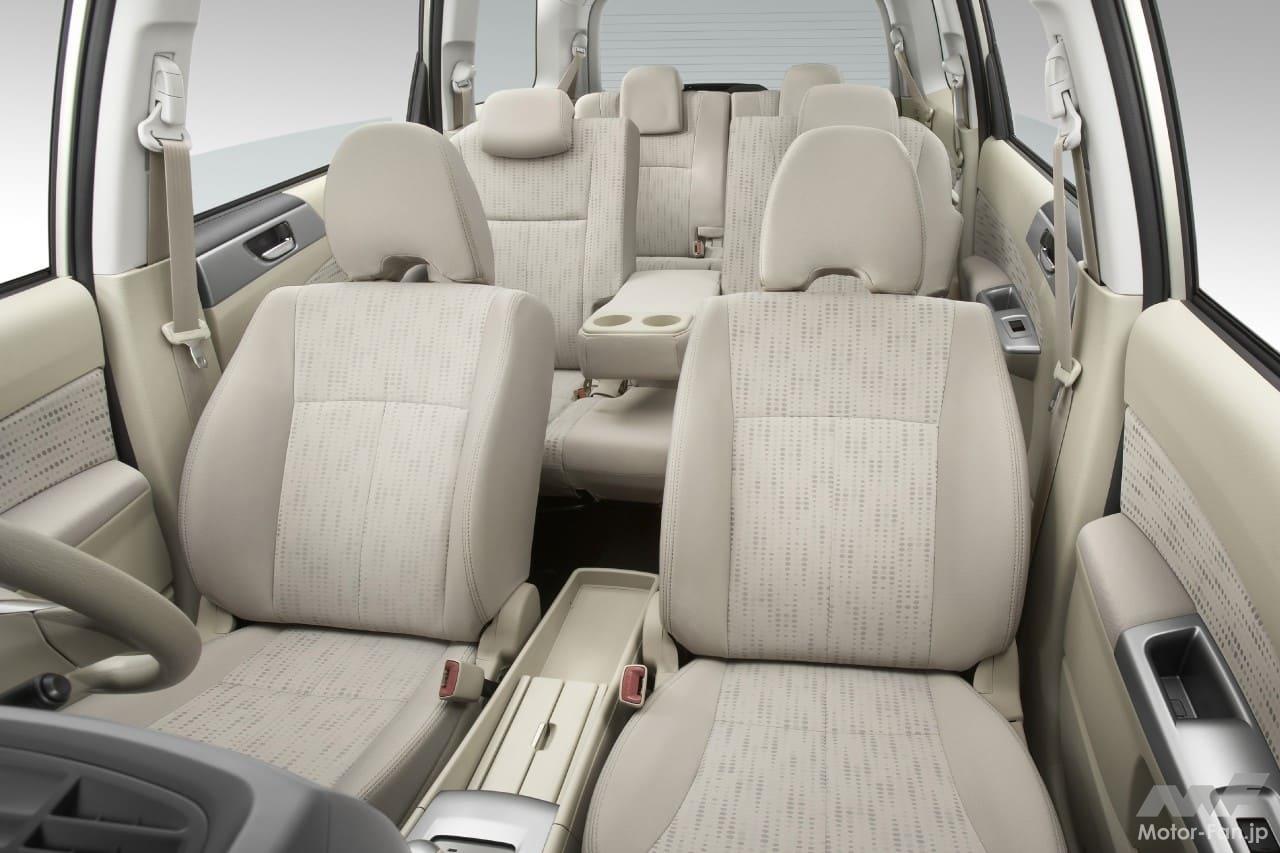 スバル「エクシーガ」のシートアレンジ