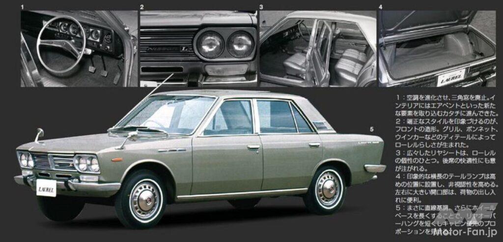 初代(C30型)「ローレル」