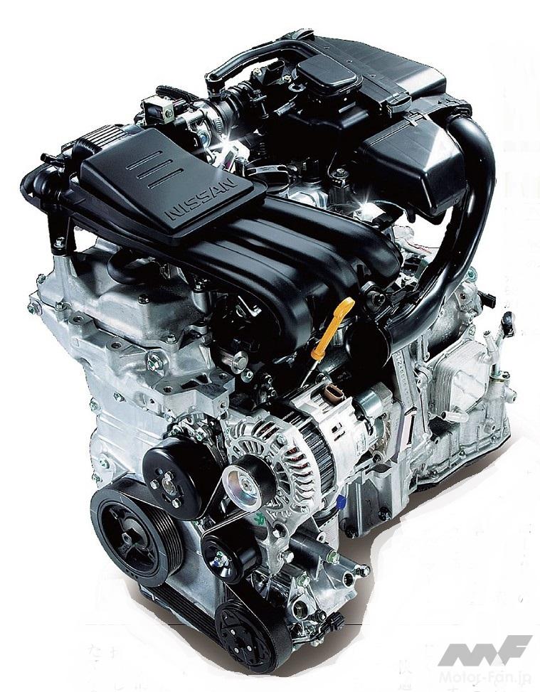 4代目マーチに搭載されたHR12DEエンジン