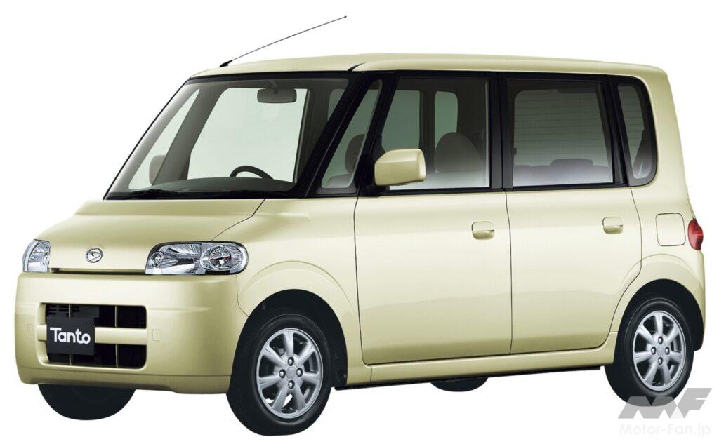 2003年にデビューしたダイハツ「タント」。スーパーハイトワゴンのパイオニア