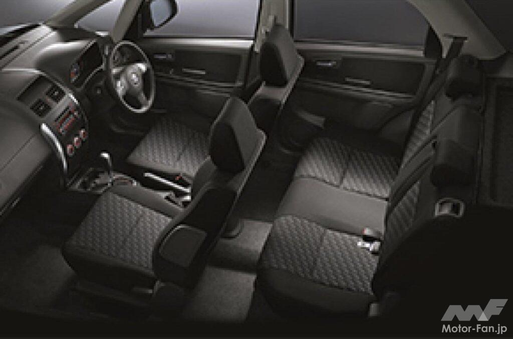 「SX4」のシートアレンジ