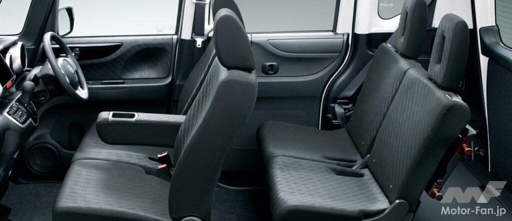 「N-BOX +」のシートレイアウト
