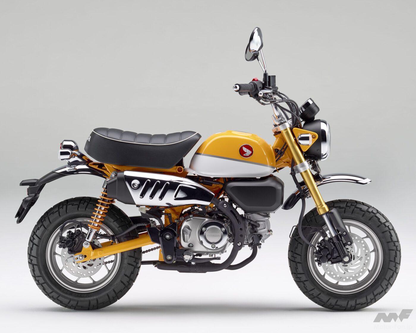 バナナイエローのホンダ「モンキー125」
