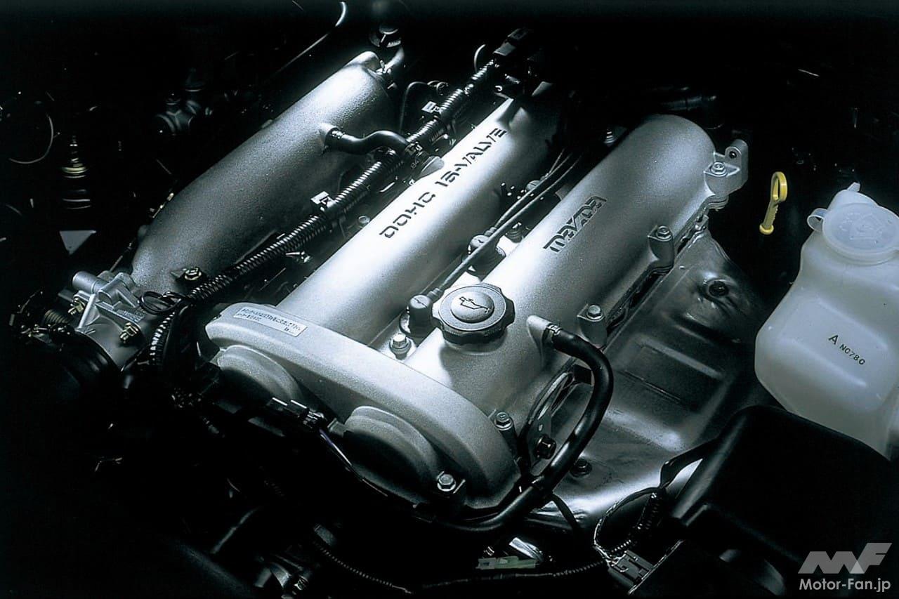 2000年にマイナーチェンジされた2代目「ロードスター(NB型)」搭載のS-VT搭載1.8L DOHCエンジン